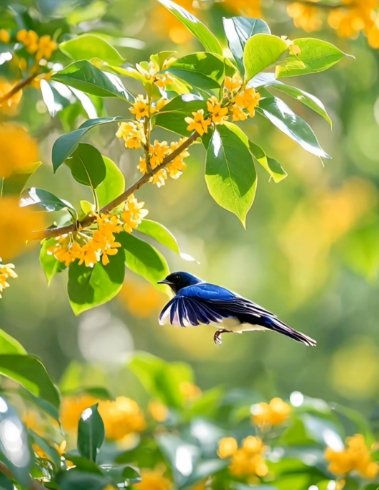 春風(fēng)拂過枝頭,每一片新綠都在訴說著希望的故事。